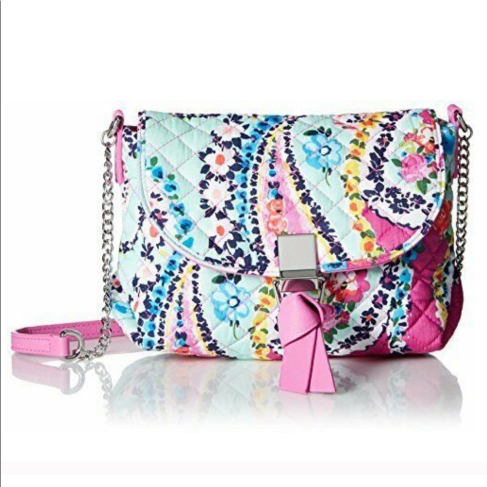 Vera Bradley Carson RFID Mini Crossbody Purse Pink